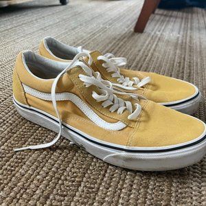 Yellow low top vans